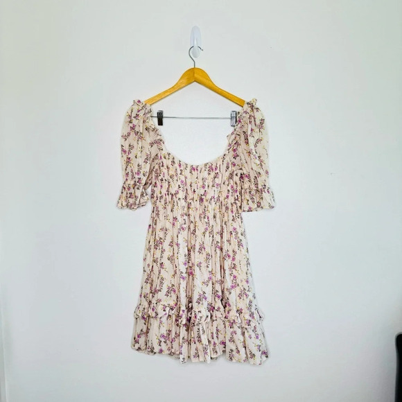 LPA Rachelle Floral Dress Size Medium - Picture 6 of 13